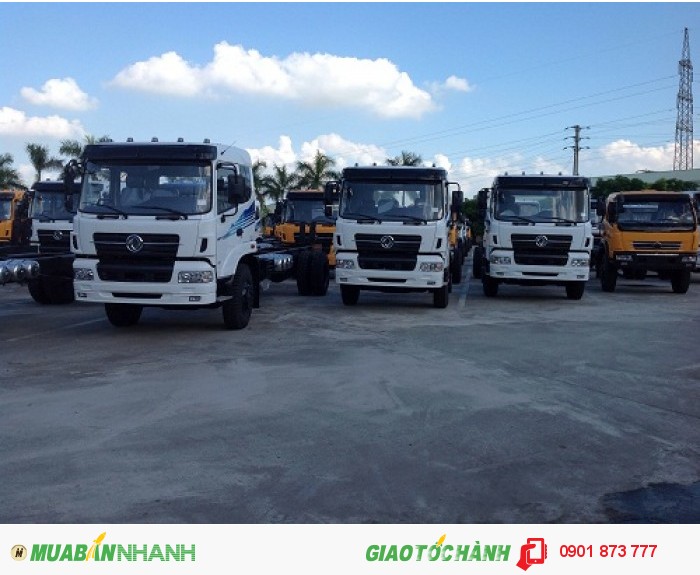 Xe tải Dongfeng Trường Giang 4 chân 2 cầu thật