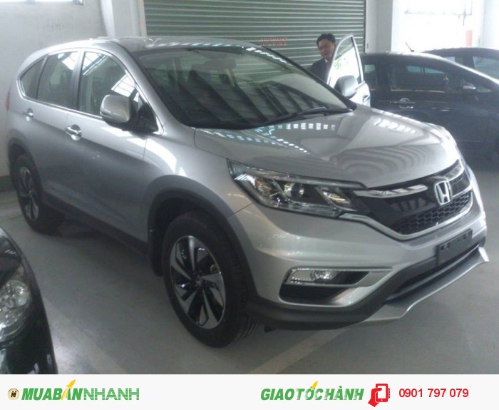 Honda CR-V 2.4 màu ghi bạc sang trọng, đang có sẵn tại Honda ô tô Đà Nẵng, giá tốt, khuyến mãi cao