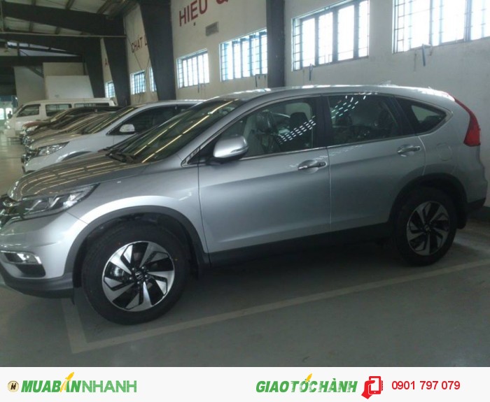 Honda CR-V 2.4 màu ghi bạc sang trọng, đang có sẵn tại Honda ô tô Đà Nẵng, giá tốt, khuyến mãi cao