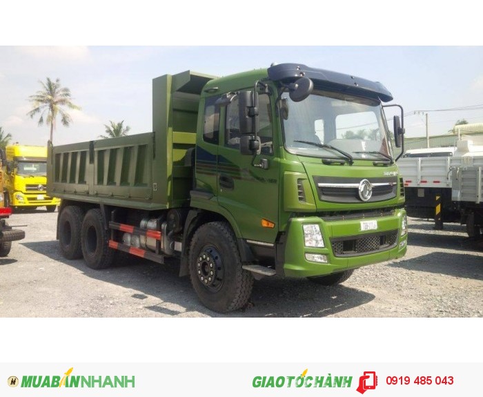 Xe ben Dongfeng 3 chân 14 tấn Trường Giang, Bán xe ben Dongfeng 3 chân 2 cầu thật trả góp lãi suất thấp