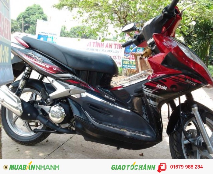 Xe SYM Joyride 2 đèn ,mẩu mới Fi 125cc ,màu đỏ