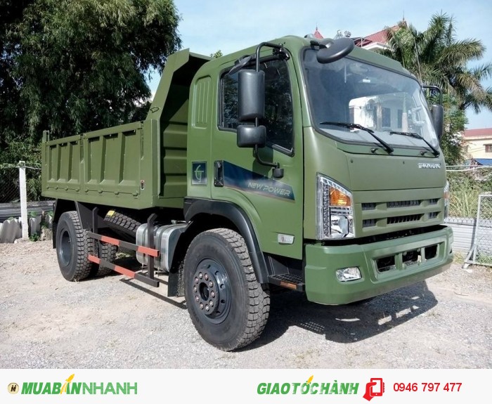 Giá bán xe Ben Tự Đỗ Dongfeng 7T8 (8 tấn) Trường Giang 2 cầu thật