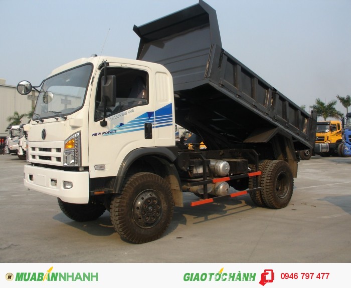 Giá bán xe Ben Tự Đỗ Dongfeng 7T8 (8 tấn) Trường Giang 2 cầu thật