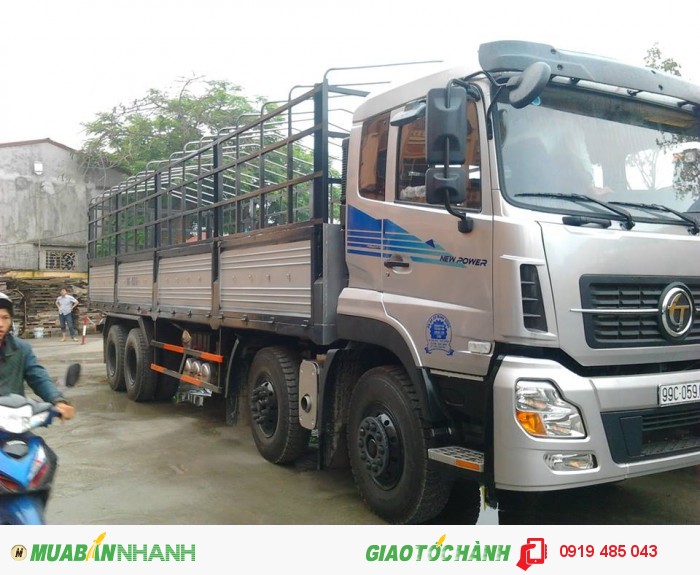 Xe tải Dongfeng Trường Giang 4 chân (4 giò) 2 cầu trả góp - Giá xe tải Dongfeng 4 chân (4 giò) tốt nhất miền Nam