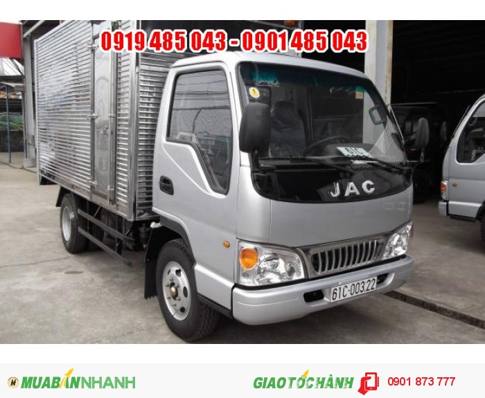 Xe tải JAC 4T9, 6T4, 7T25, cabin đôi giá rẻ nhất, hỗ trợ trả góp