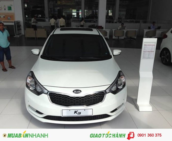 Bán xe Kia K3 2.0 AT trắng 2015