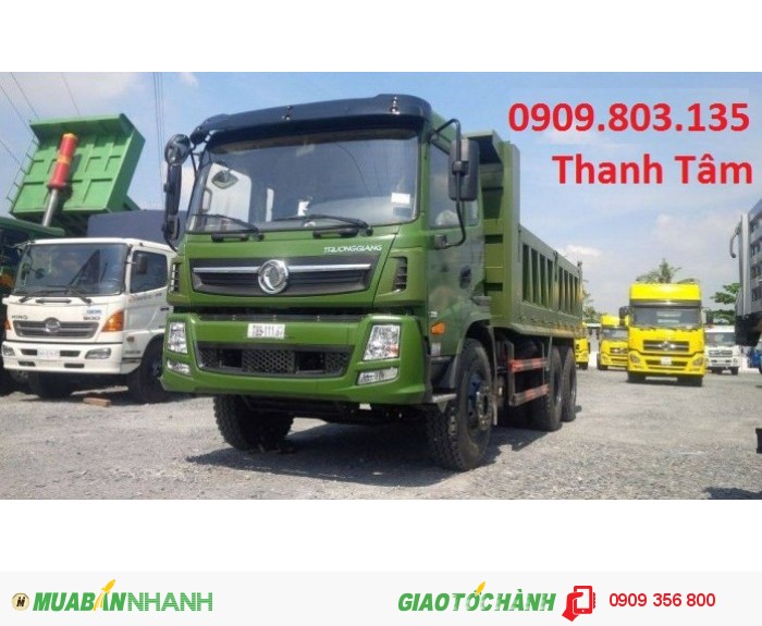 Bán xe ben Trường Giang 14 tấn 3 giò 2 cầu thật giá ưu đãi - hỗ trợ vay vốn tối đa