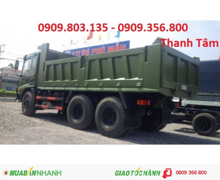 Bán xe ben Trường Giang 14 tấn 3 giò 2 cầu thật giá ưu đãi - hỗ trợ vay vốn tối đa