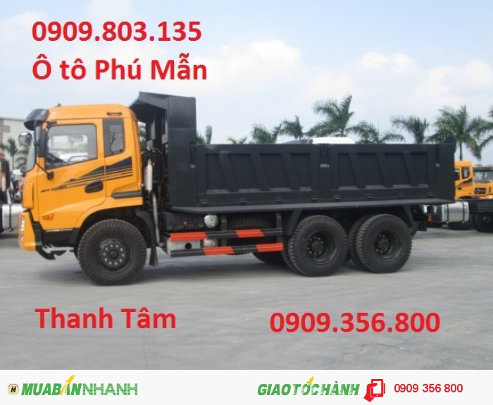 Bán xe ben Trường Giang 14 tấn 3 giò 2 cầu thật giá ưu đãi - hỗ trợ vay vốn tối đa