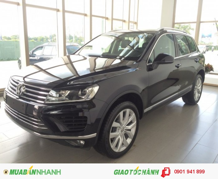 Volkswagen Touareg GP 3.6L FSI V6 2015 đen sang trọng . Nhập khẩu chính hãng