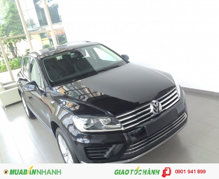 Volkswagen Touareg GP 3.6L FSI V6 2015 đen sang trọng . Nhập khẩu chính hãng