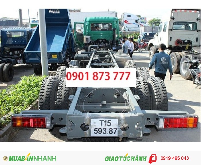 Mua xe tải TMT Cửu Long 5 chân 22.5 tấn giao xe ngay, Bán xe tải Cửu Long 5 chân 22T5 giá tốt nhất hiện nay tại miền Nam