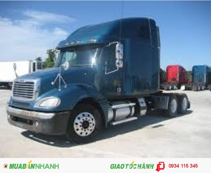 Chuyên bán trả góp các loại xe đầu kéo mỹ/ đầu kéo Freightliner  đời 2012 xe có sẵn giao xe nhanh