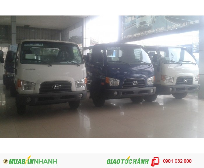 Xe tải Hyundai Mighty HD72 3,5 tấn giao ngay, hỗ trợ 100% phí trước bạ