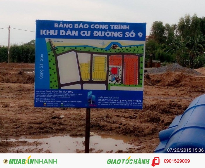 Bán đất Quốc Lộ 13, Cân Nhơn Hòa, Hiệp Bình Phước, Thủ Đức, liền kề Vạn Phúc Riverside