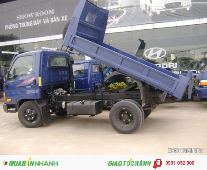 Xe Ben tự đổ Hyundai HD72 3,5 tấn nhập khẩu, giá tốt nhất thị trường