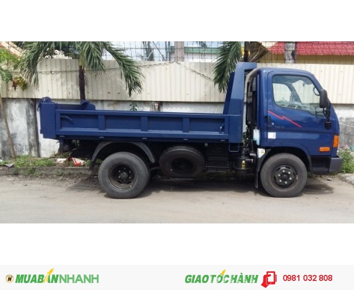 Xe Ben tự đổ Hyundai HD72 3,5 tấn nhập khẩu, giá tốt nhất thị trường