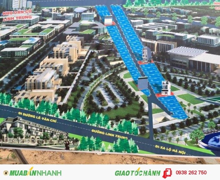 Cần tiền bán đất gần ngã tư Thủ Đức, có sổ đỏ riêng, ngay ga Metro, 800 triệu/50m2.