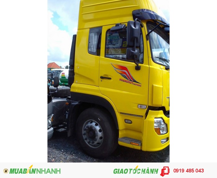 Xe đầu kéo Dongfeng Hoàng Huy 3 chân L375 nhập khẩu, Giá bán xe đầu kéo Dongfeng