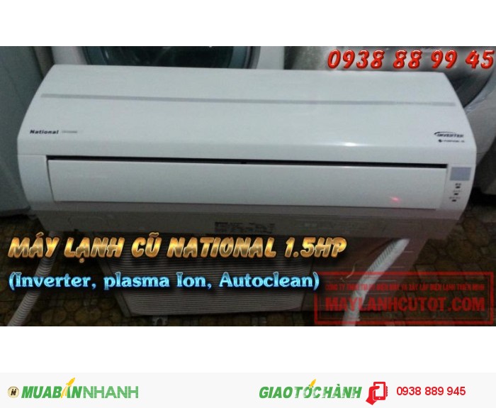 Bán máy lạnh cũ National 1.5Hp đa chức năng