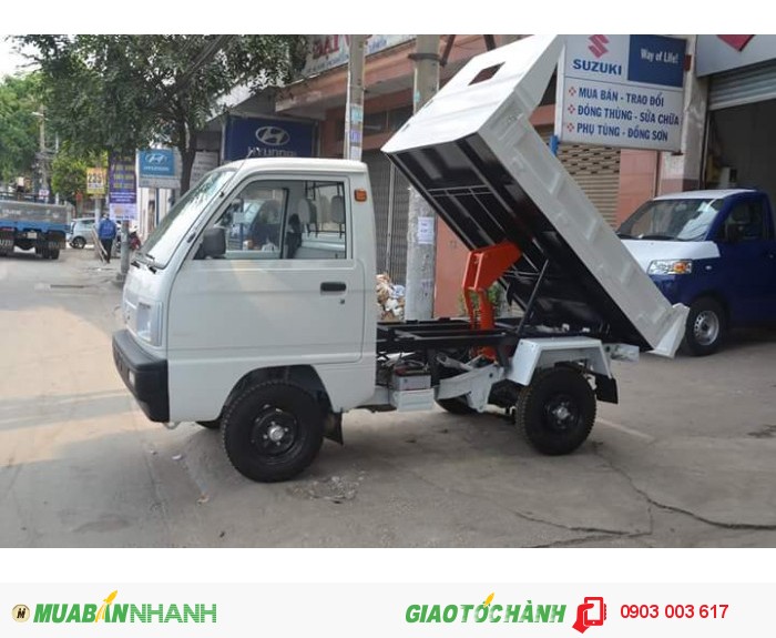 Xe tải Suzuki ben 500kg, ĐẠi lý bán xe suzuki 500kg, 750kg giá tốt