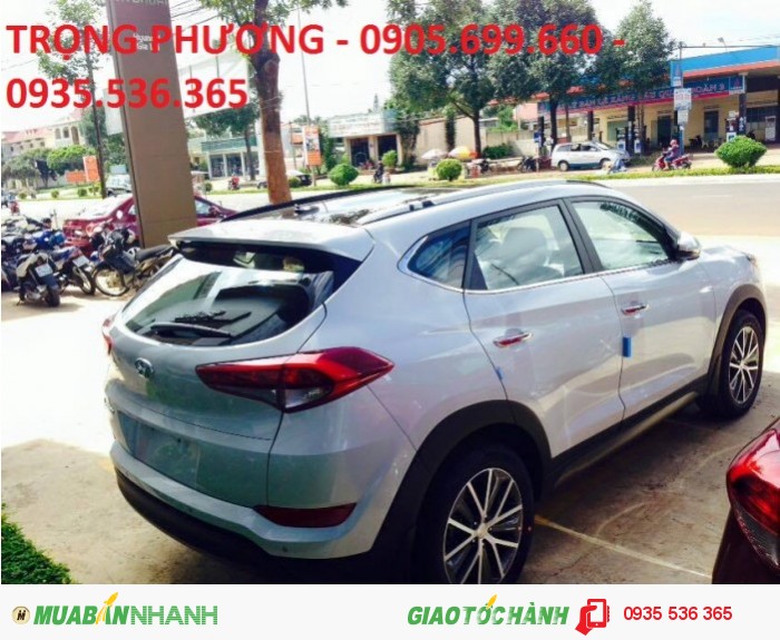 Xe Tucson Màu Trắng Nhập Khẩu Đà Nẵng