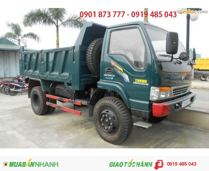 Cần bán xe tải ben Chiến Thắng 6 tấn 2 cầu giao ngay