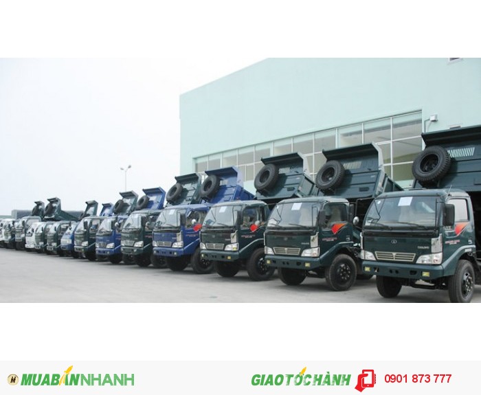 Xe ben Cửu Long 3.45 tấn 5 tấn 7 tấn có xe sẵn giao ngay, Bán xe ben Cửu Long 3T45 (Ben 3.45 tấn)