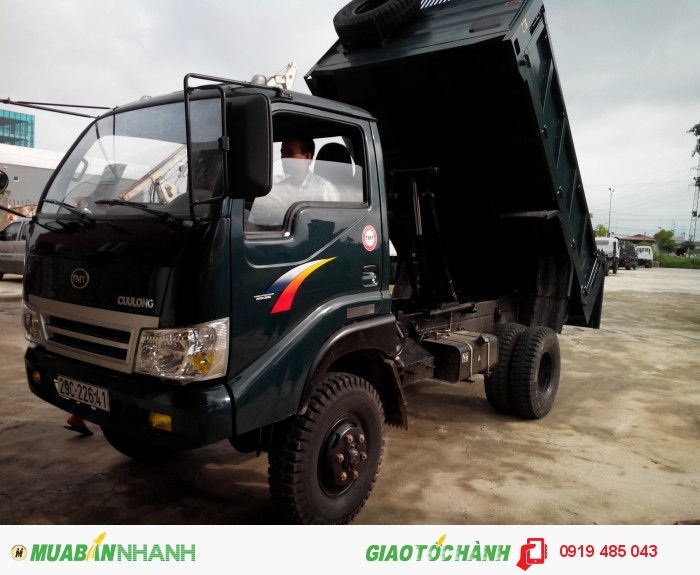 Cần bán xe ben Cửu Long 3.45 tấn 2 cầu, Giá xe ben Cửu Long 3T45 2 cầu tốt nhất, Xe ben Cửu Long 2 cầu