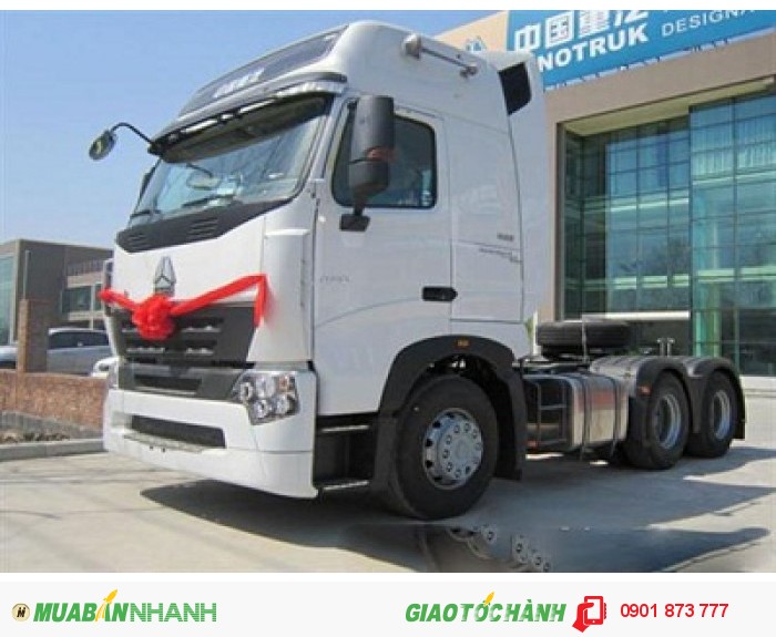 Xe đầu kéo Howo Cabin A7 máy 375Hp, 420Hp Cầu dầu, Cầu láp, Cầu man Đức nhập khẩu có xe giao ngay