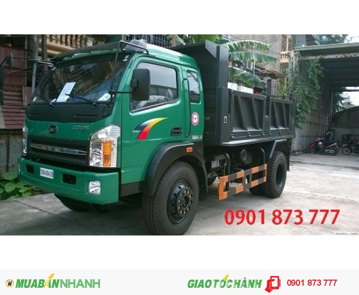 Đại lý xe ben Cửu Long 4.5 tấn 5 tấn uy tín miền Nam, Xe tải tự đổ Cửu Long 4T5 5T 2 cầu trả góp lãi suất thấp