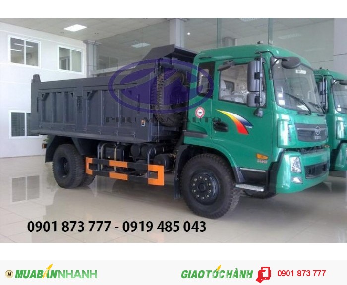 Đại lý xe ben Cửu Long 4.5 tấn 5 tấn uy tín miền Nam, Xe tải tự đổ Cửu Long 4T5 5T 2 cầu trả góp lãi suất thấp