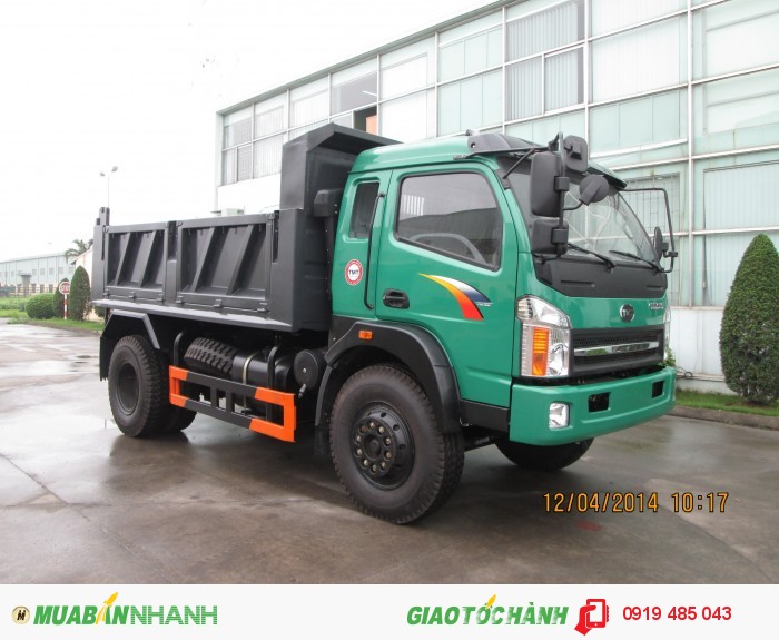 Đại lý xe ben Cửu Long 4T5 5T 2 cầu, Giá bán xe ben Cửu Long 4.5 tấn 5 tấn tốt nhất