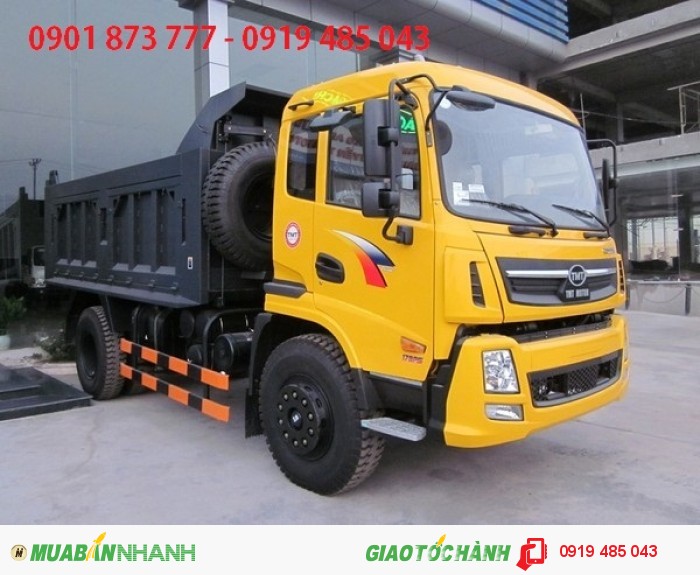 Đại lý xe ben Cửu Long 4T5 5T 2 cầu, Giá bán xe ben Cửu Long 4.5 tấn 5 tấn tốt nhất