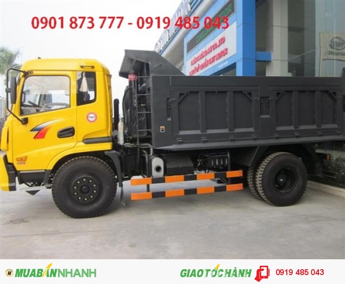 Đại lý xe ben Cửu Long 4T5 5T 2 cầu, Giá bán xe ben Cửu Long 4.5 tấn 5 tấn tốt nhất