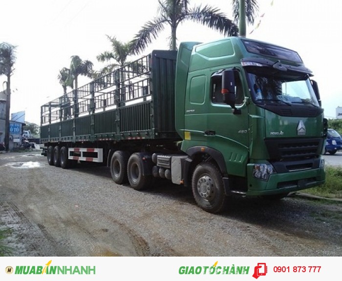 Cần bán xe đầu kéo Howo A7 375, 420 mã lực nhập khẩu giao xe ngay/Đại lý xe đầu kéo Howo A7