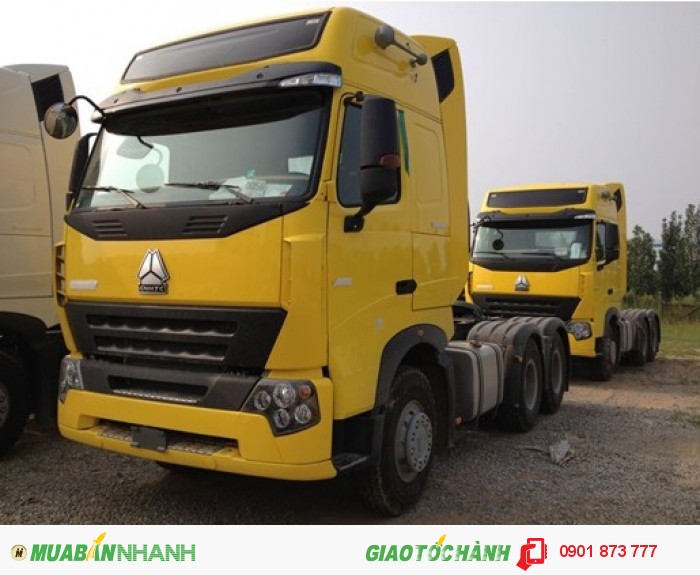 Cần bán xe đầu kéo Howo A7 375, 420 mã lực nhập khẩu giao xe ngay/Đại lý xe đầu kéo Howo A7