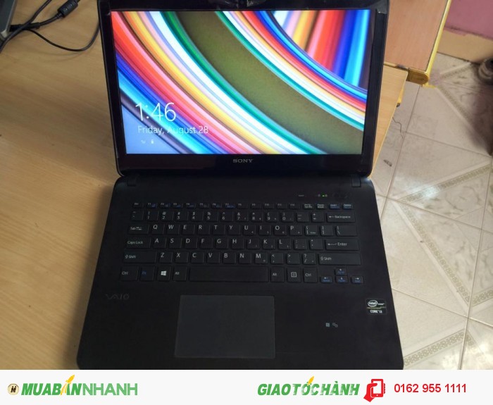 Sony vaio svf14 i3 3217 2gb 500gb máy màu đen