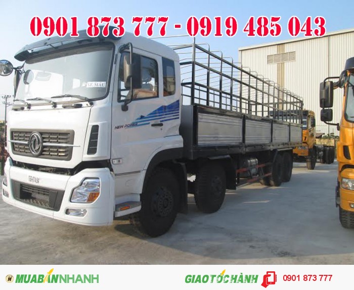 Công ty bán xe tải Dongfeng 6T8 6T9 7T4 8T 14T5 17T9 18T7 19T giá rẻ nhất, Đại lý xe tải Dongfeng 2 chân, 3 chân, 4 chân Trường Giang uy tín
