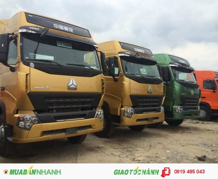 Thông số kỹ thuật xe đầu kéo Howo A7 375, 420 cầu dầu, cầu láp, cầu man nhập khẩu, GIAO NGAY XE