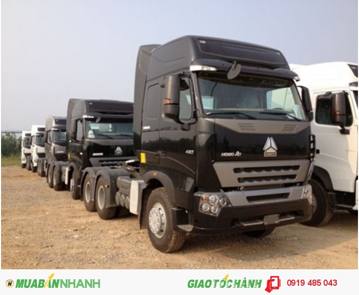 Thông số kỹ thuật xe đầu kéo Howo A7 375, 420 cầu dầu, cầu láp, cầu man nhập khẩu, GIAO NGAY XE