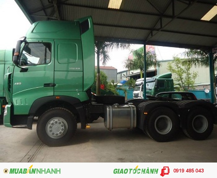 Thông số kỹ thuật xe đầu kéo Howo A7 375, 420 cầu dầu, cầu láp, cầu man nhập khẩu, GIAO NGAY XE