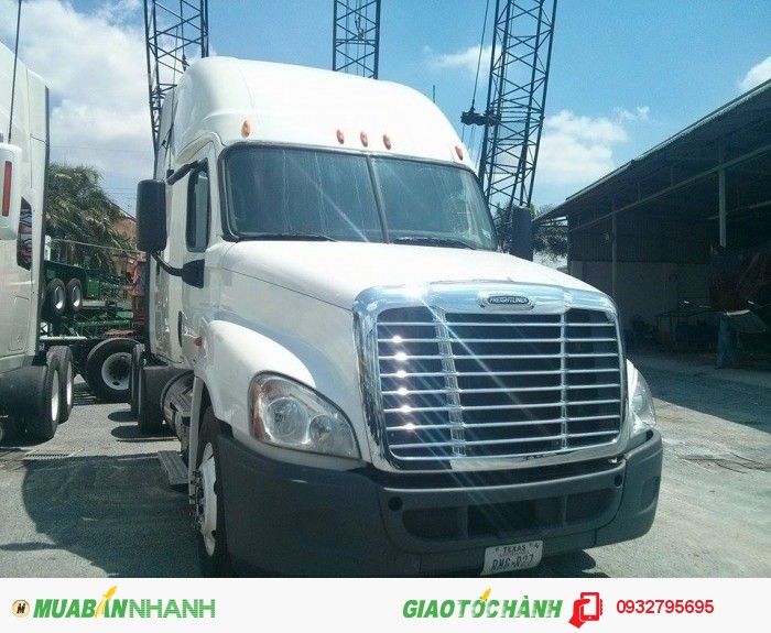 Xe Đầu Kéo Mỹ Freightliner sản xuất 2012 Cascadia máy DD15,Cascadia 2013 máy Detroit DD15,Freightliner 0 giường.