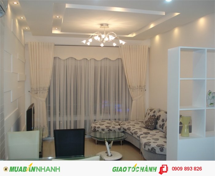 Cần cho thuê gấp căn hộ Tản Đà, 80m2, 2pn,đđnt,nhà đẹp,13tr.