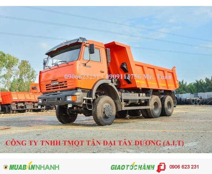 Xe ben 3 cầu Kamaz , Kamaz 65111 (6x6) mới