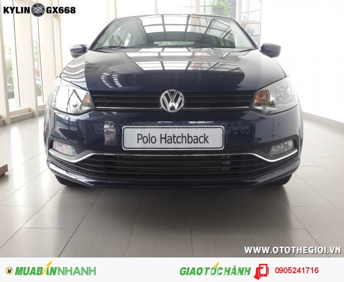 Volkswagen Polo Hatchback 1.6L Màu xanh. Nhập khẩu chính hãng