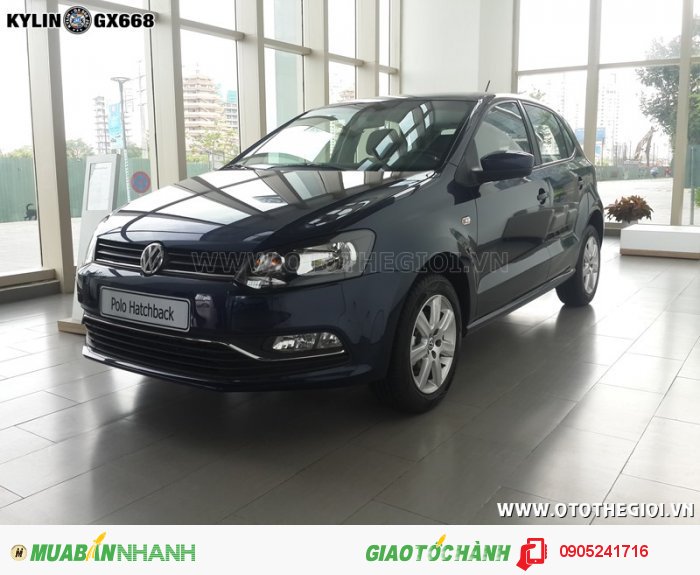 Volkswagen Polo Hatchback 1.6L Màu xanh. Nhập khẩu chính hãng