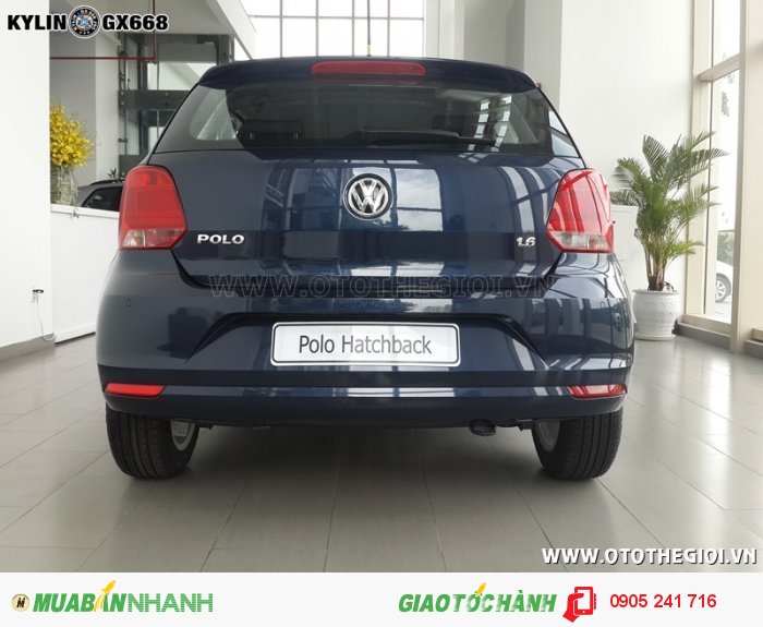 Volkswagen Polo Hatchback 1.6L Màu xanh. Nhập khẩu chính hãng