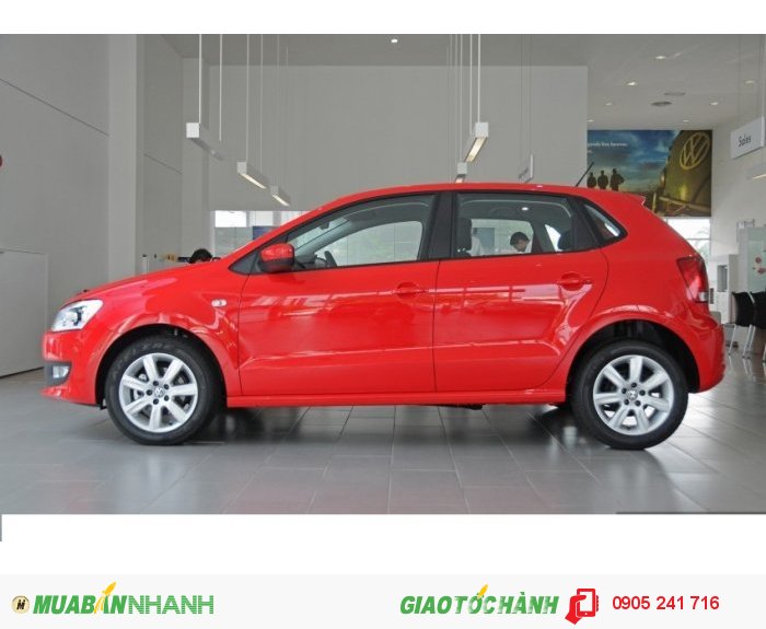 Volkswagen Polo Hatchback 2015. Màu đỏ. Xe Đức nhập khẩu chính hãng