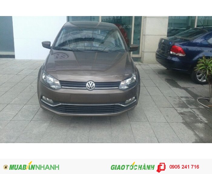 Volkswagen Polo Hatchback 2015. Màu Nâu. Xe nhập khẩu chính hãng